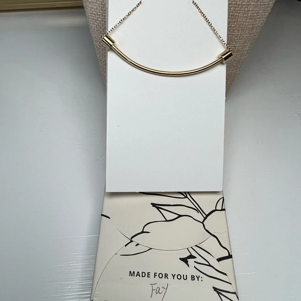 African Artisan Gold Necklace